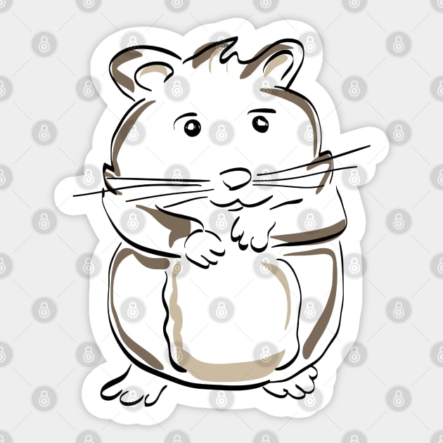 Hamster Sticker by VT Designs